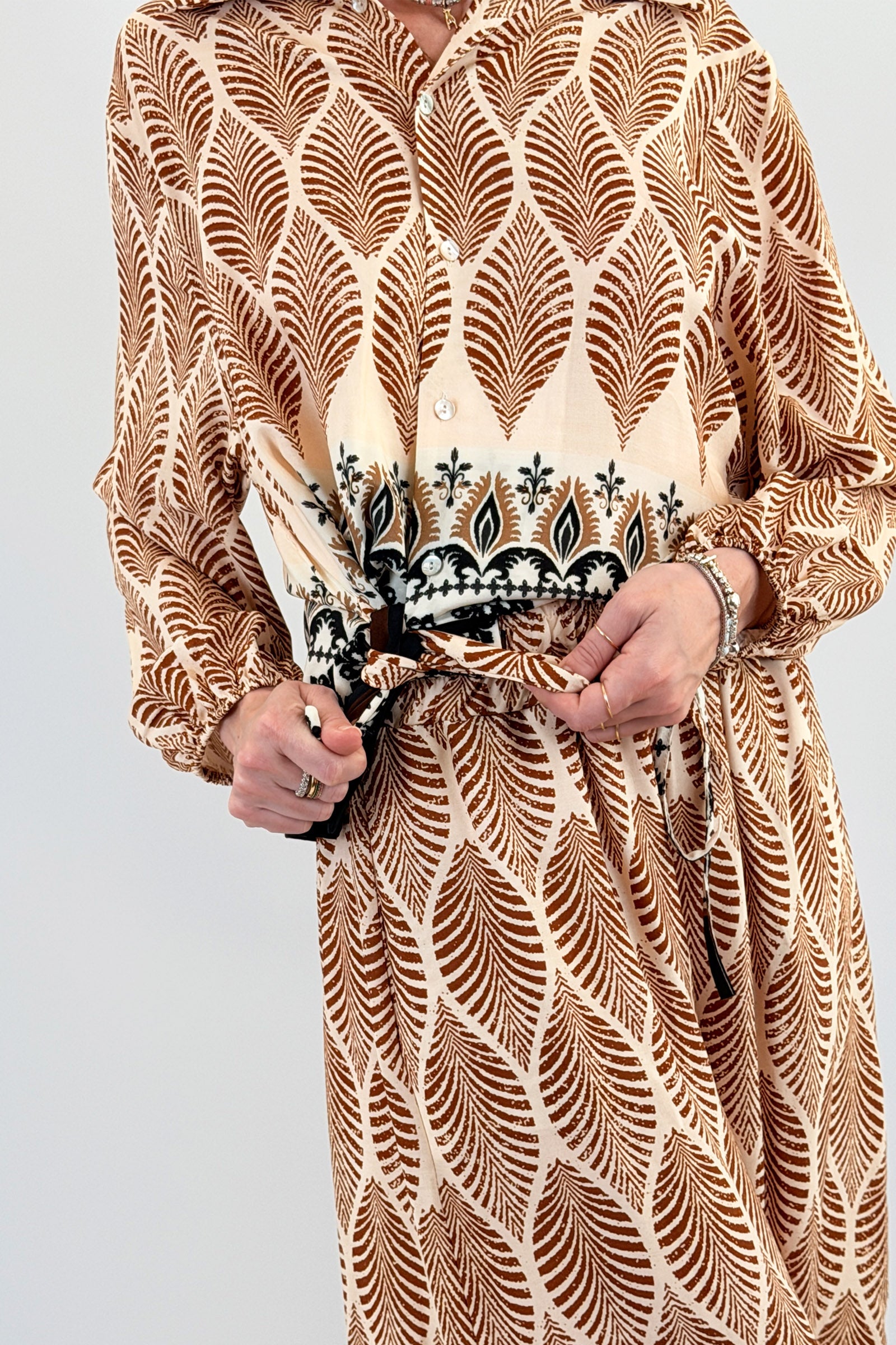 Camicia fantasia nodo