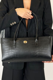 Borsa in pelle effetto cocco VIVY