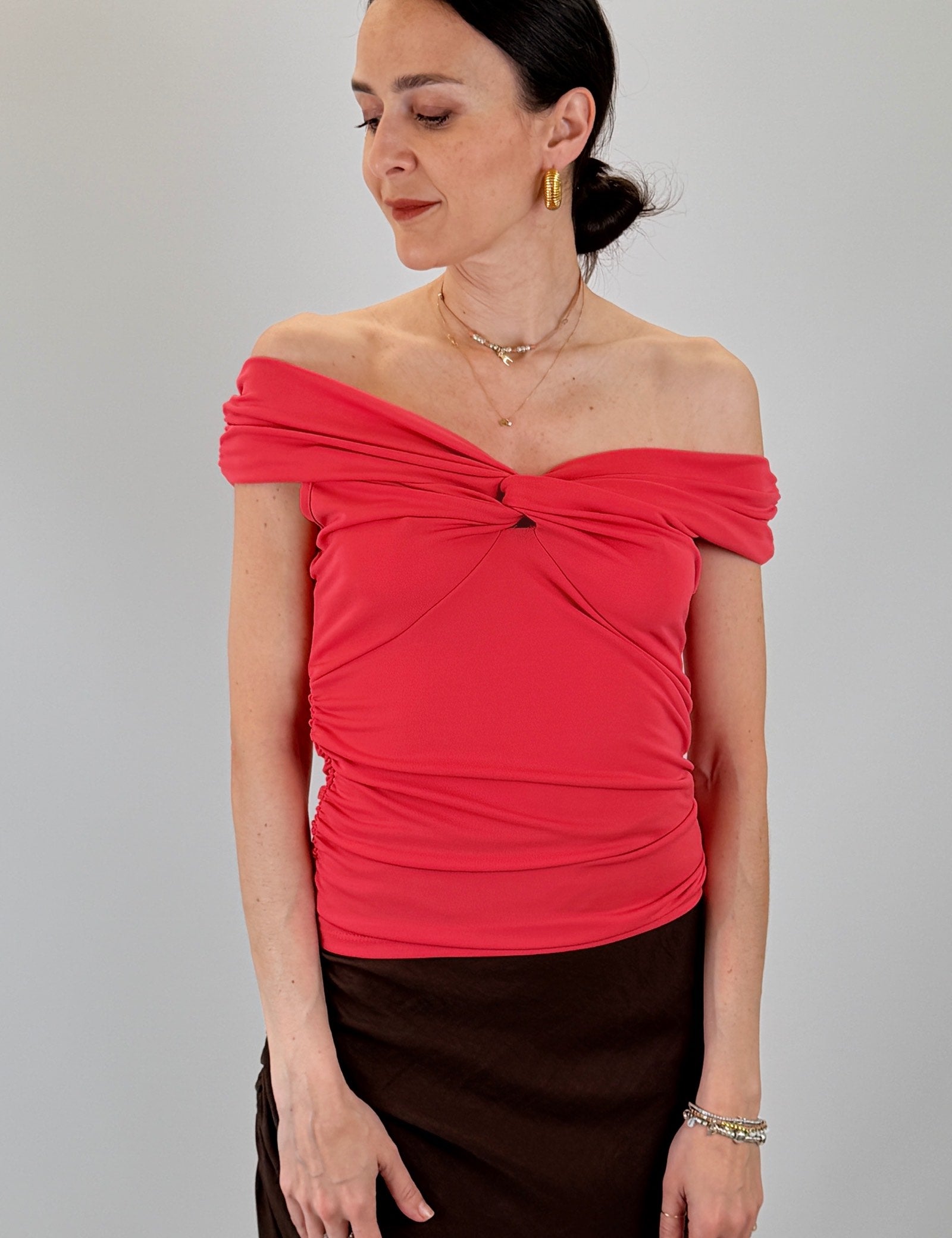 Top arricciato Schiffer