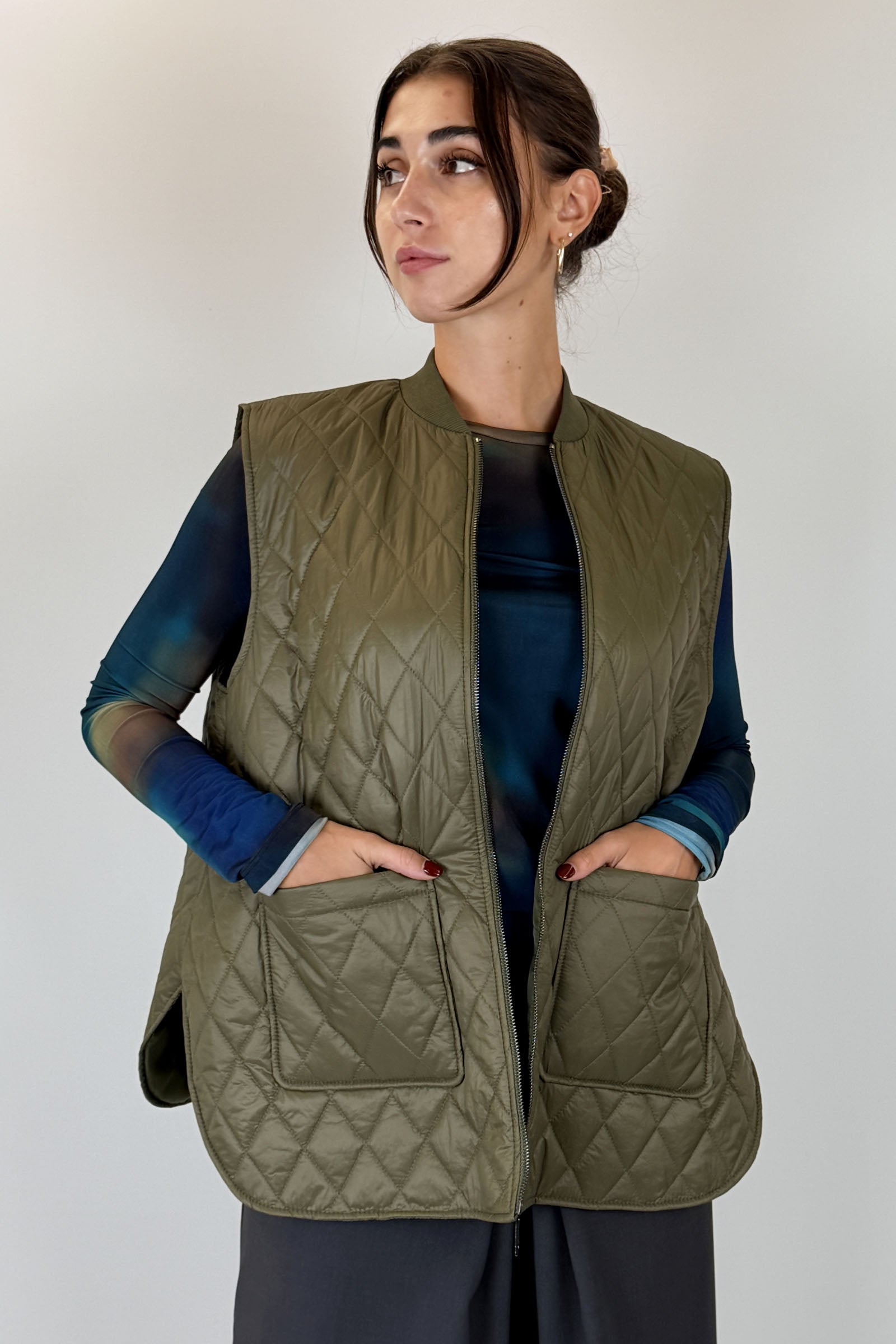 Gilet trapuntato