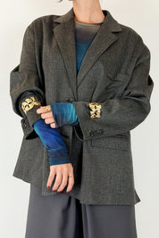 Giacca over con bracciale