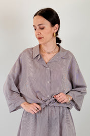 Camicia+shorts a righe