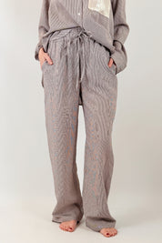 Pantalone a righine coulisse
