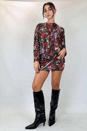 Minidress stampa fiori