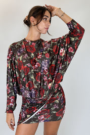 Minidress stampa fiori