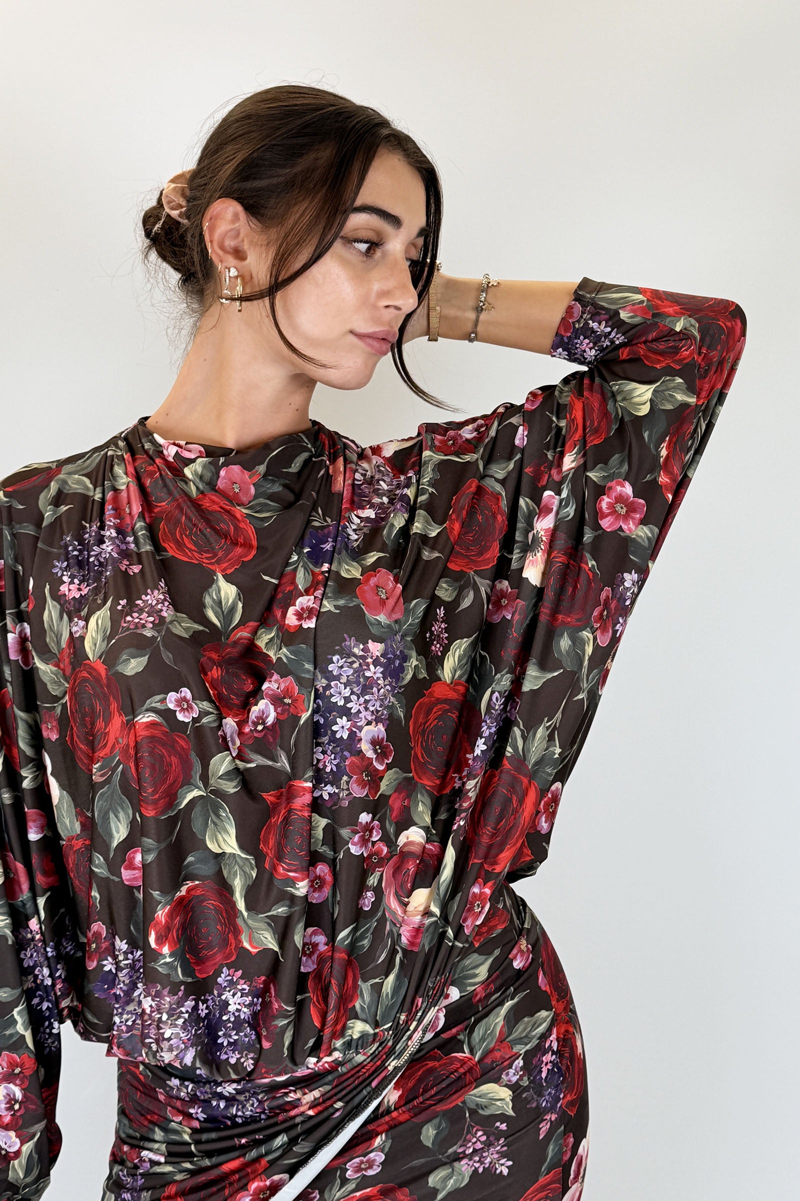 Minidress stampa fiori