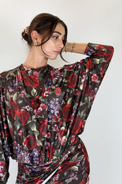 Minidress stampa fiori