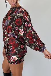 Minidress stampa fiori