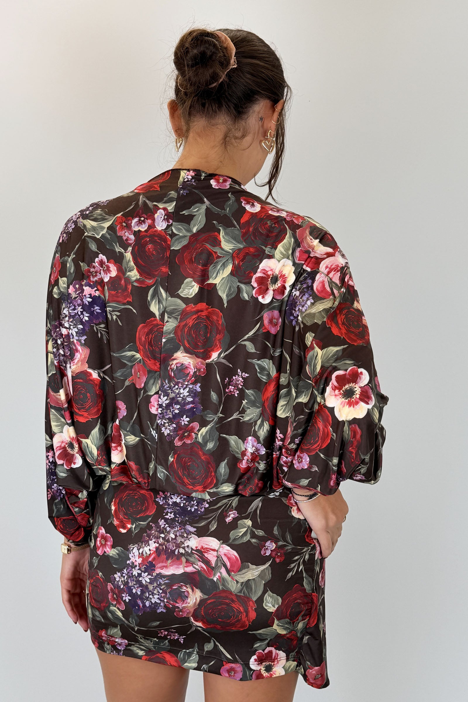 Minidress stampa fiori