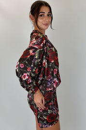 Minidress stampa fiori