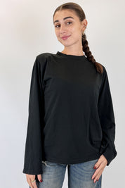T-shirt con spalline
