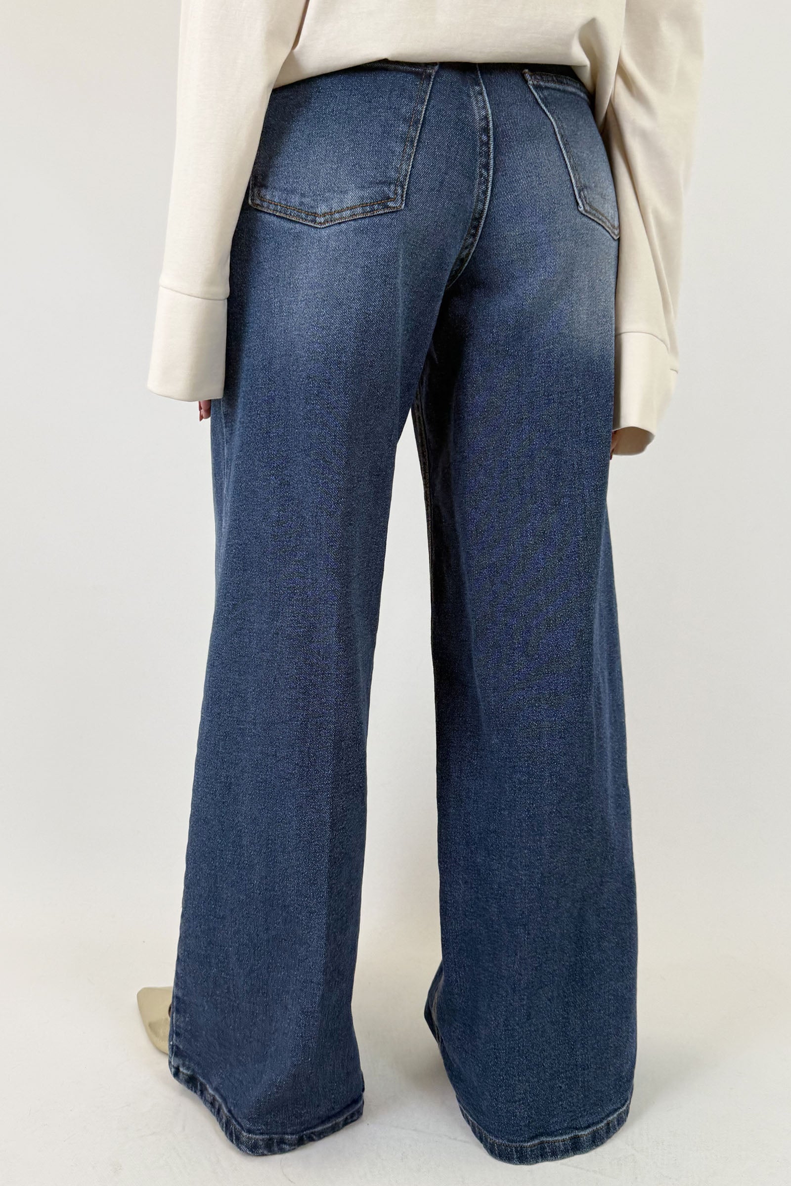 Jeans palazzo elasticizzato