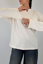 T-shirt con spalline
