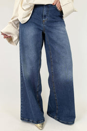 Jeans palazzo elasticizzato