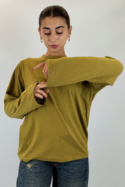 T-shirt con spalline
