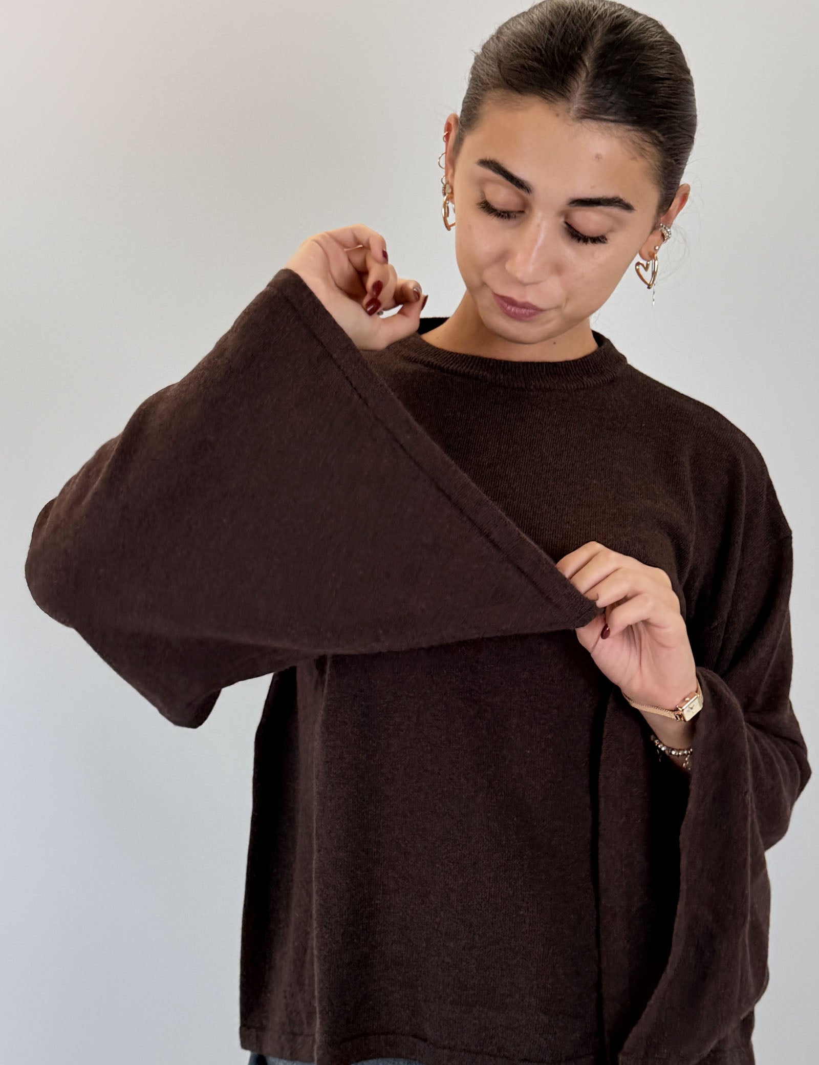 Maglia con manica a campana