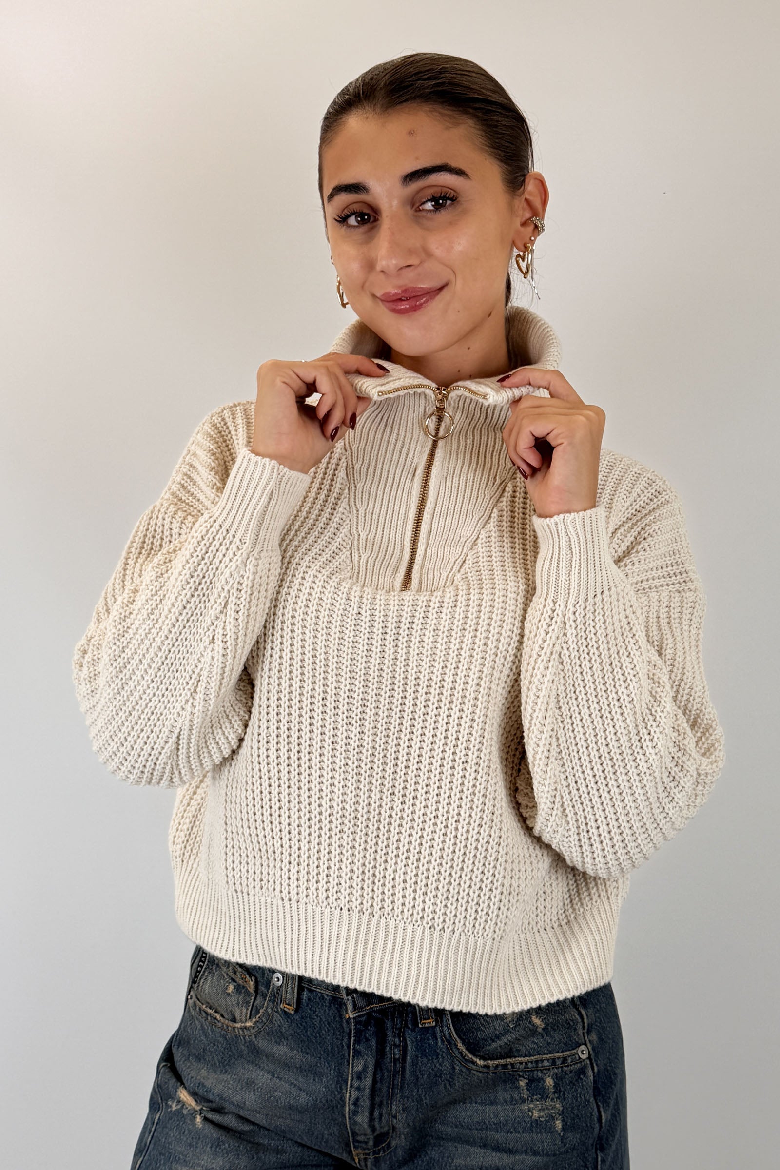 Maglia quarter zip