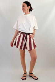 Short farfalla riga