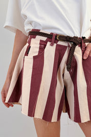 Short farfalla riga