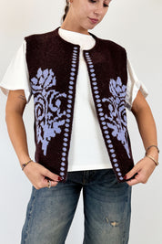 Gilet jaquard