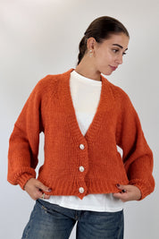 Cardigan bottoni gioiello