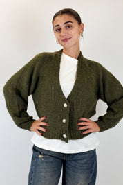 Cardigan bottoni gioiello