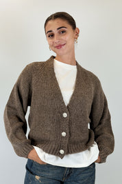 Cardigan bottoni gioiello