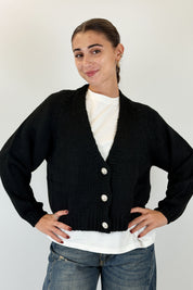 Cardigan bottoni gioiello