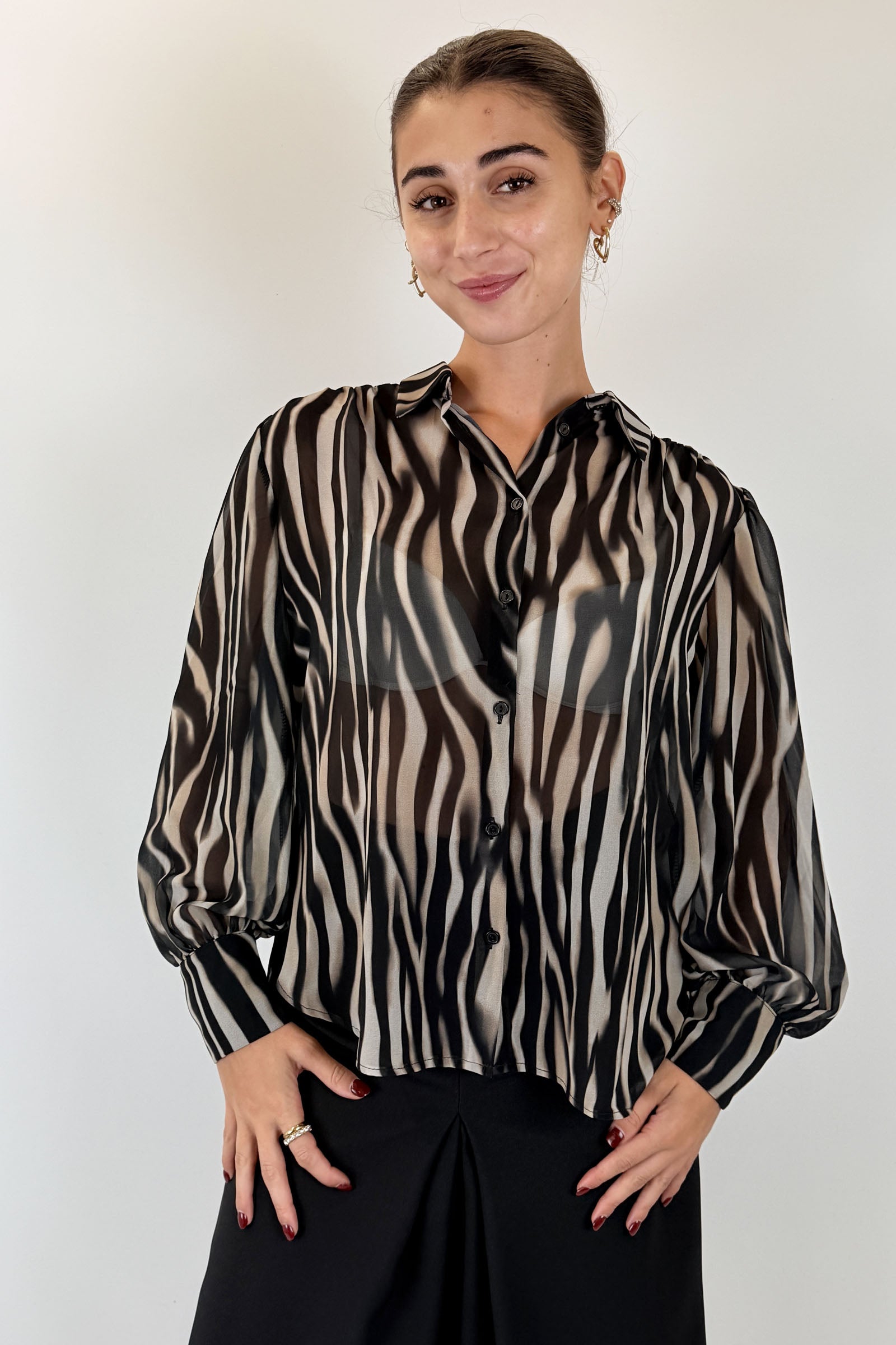 Camicia zebrata