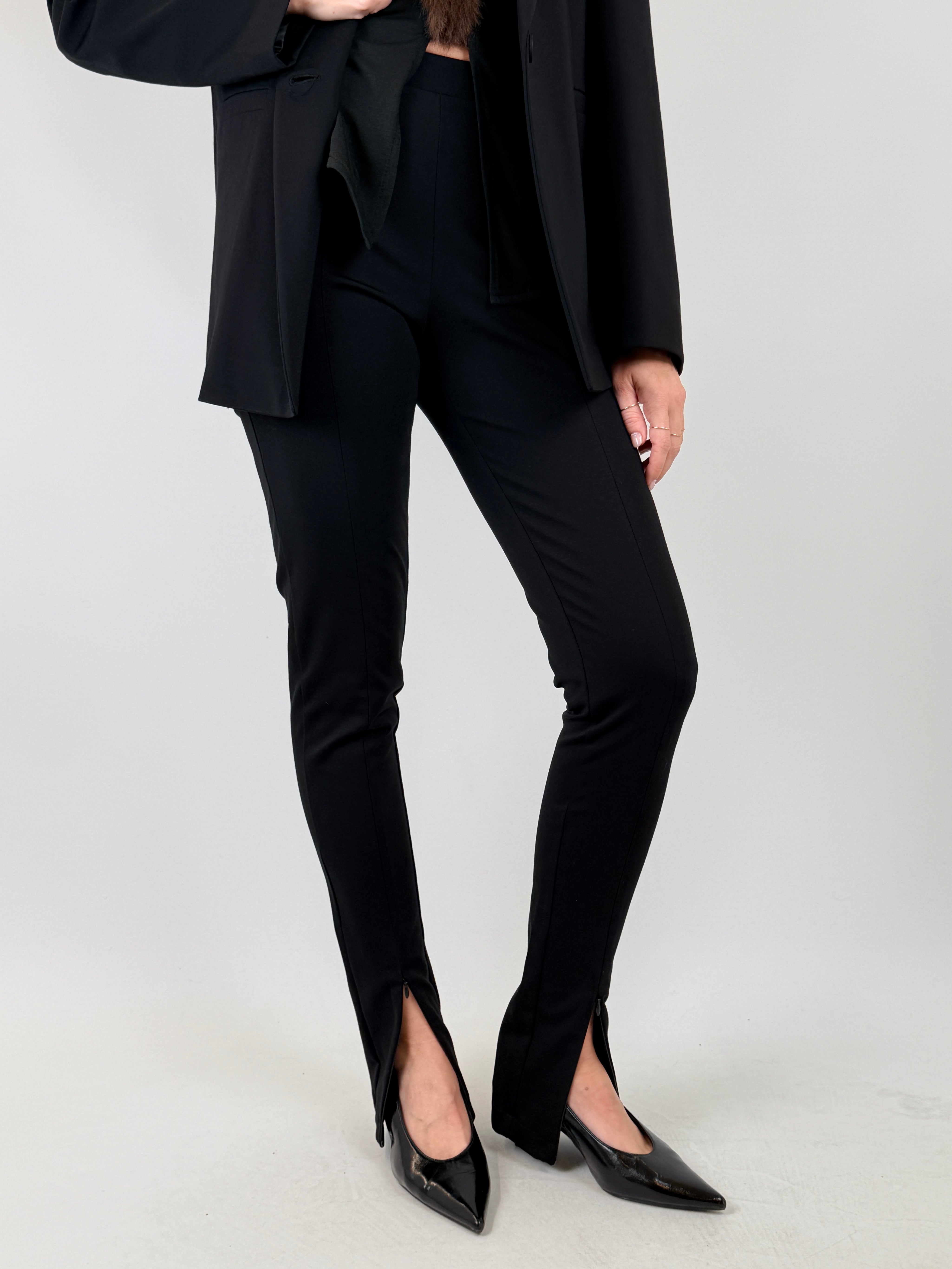 Leggings con zip