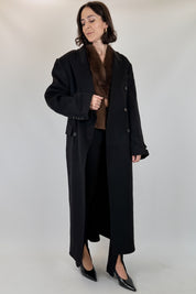 Cappotto doppiopetto lana