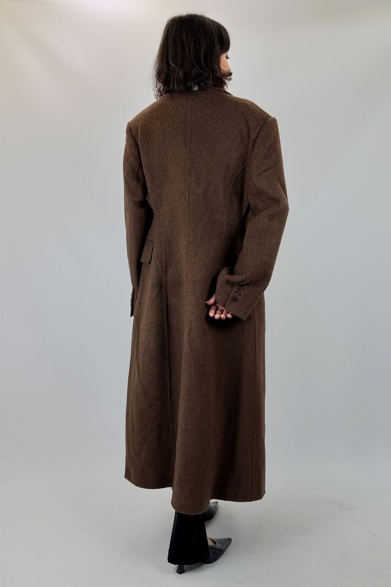 Cappotto doppiopetto lana