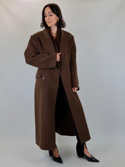 Cappotto doppiopetto lana
