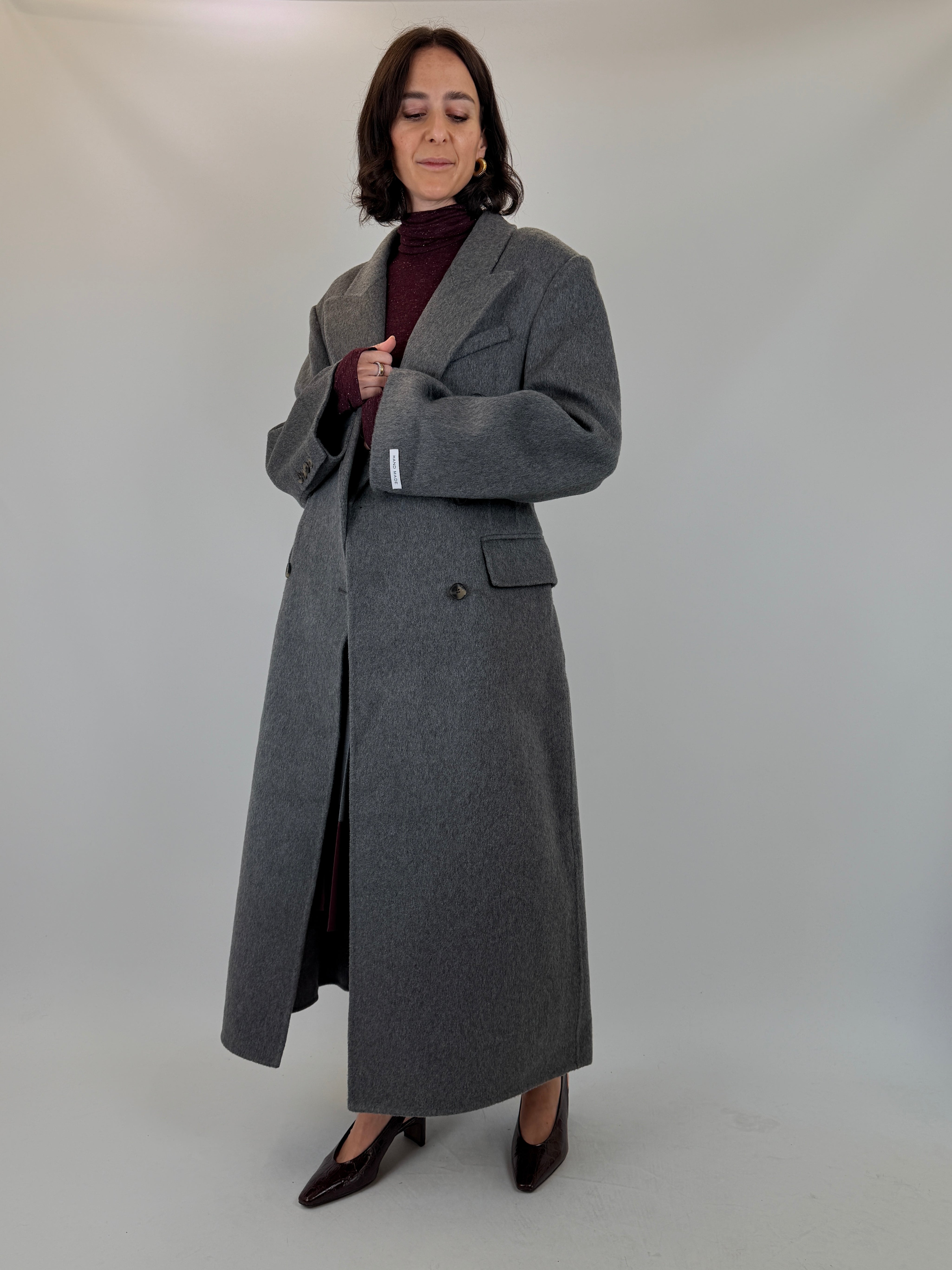 Cappotto doppiopetto lana