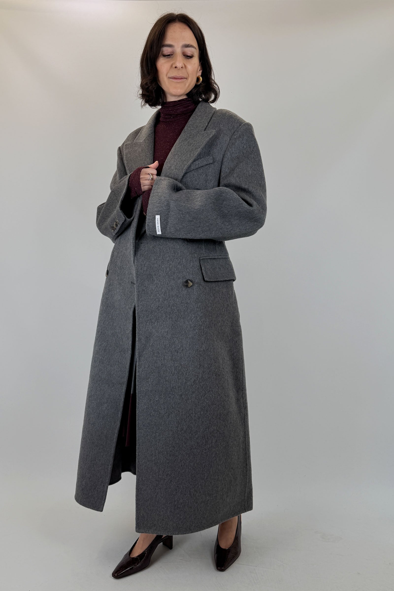 Cappotto doppiopetto lana