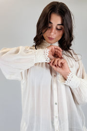 Camicia vittoriana in lana