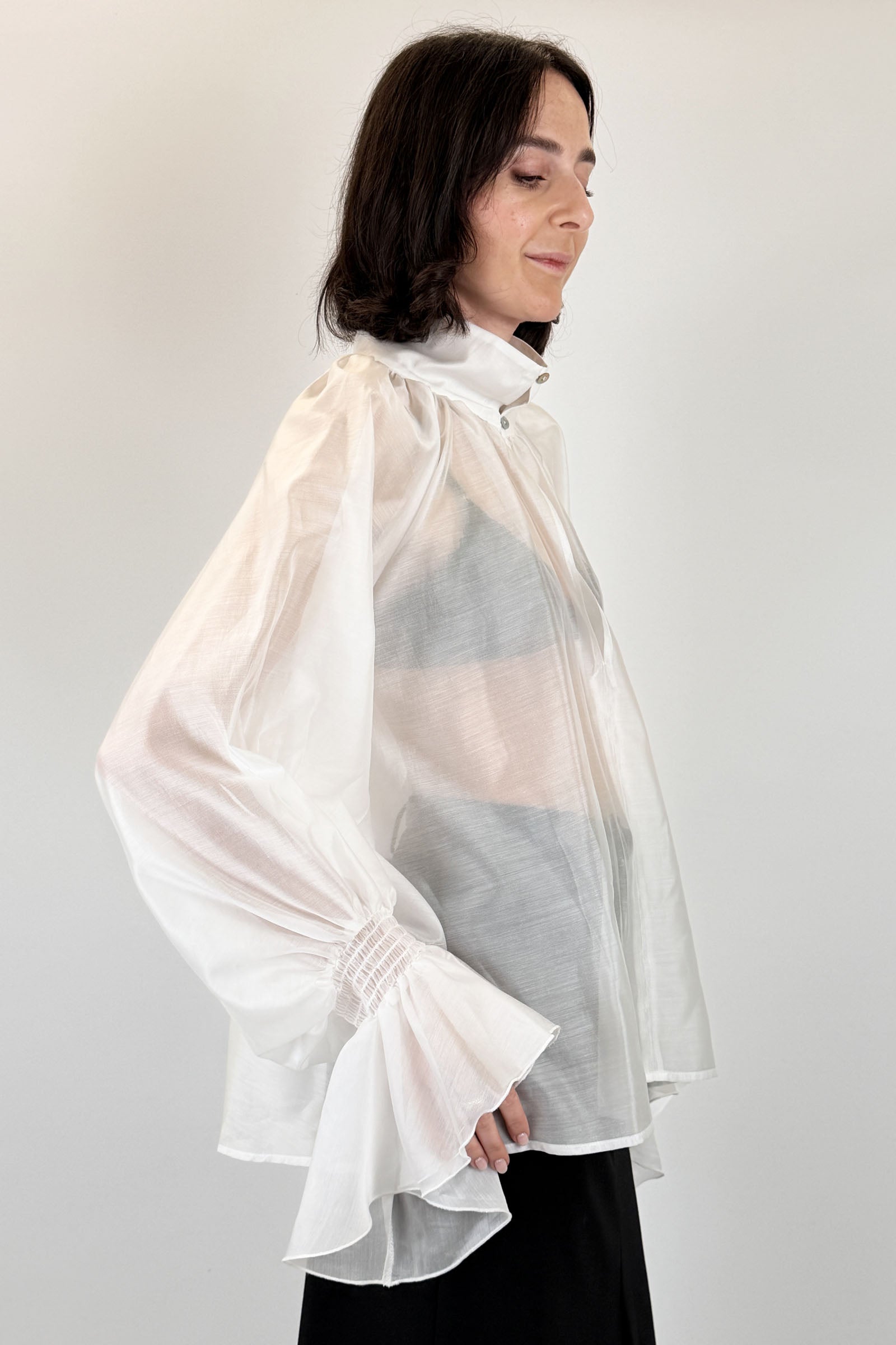 Camicia ampia voile