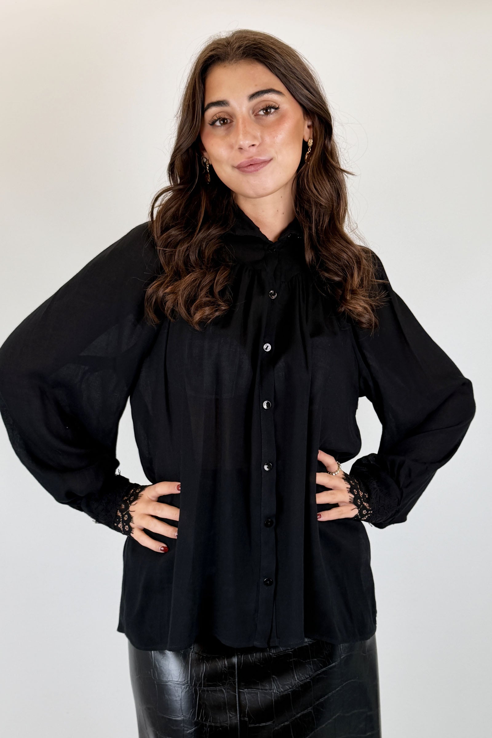 Camicia vittoriana in lana