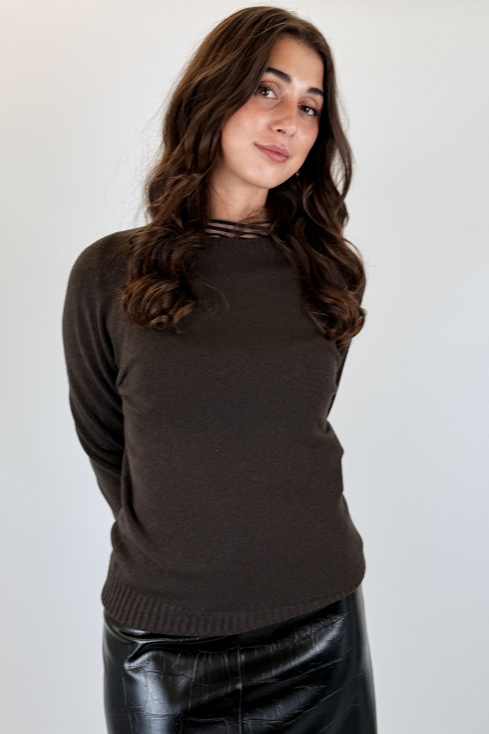 Maglia paricollo man.raglan