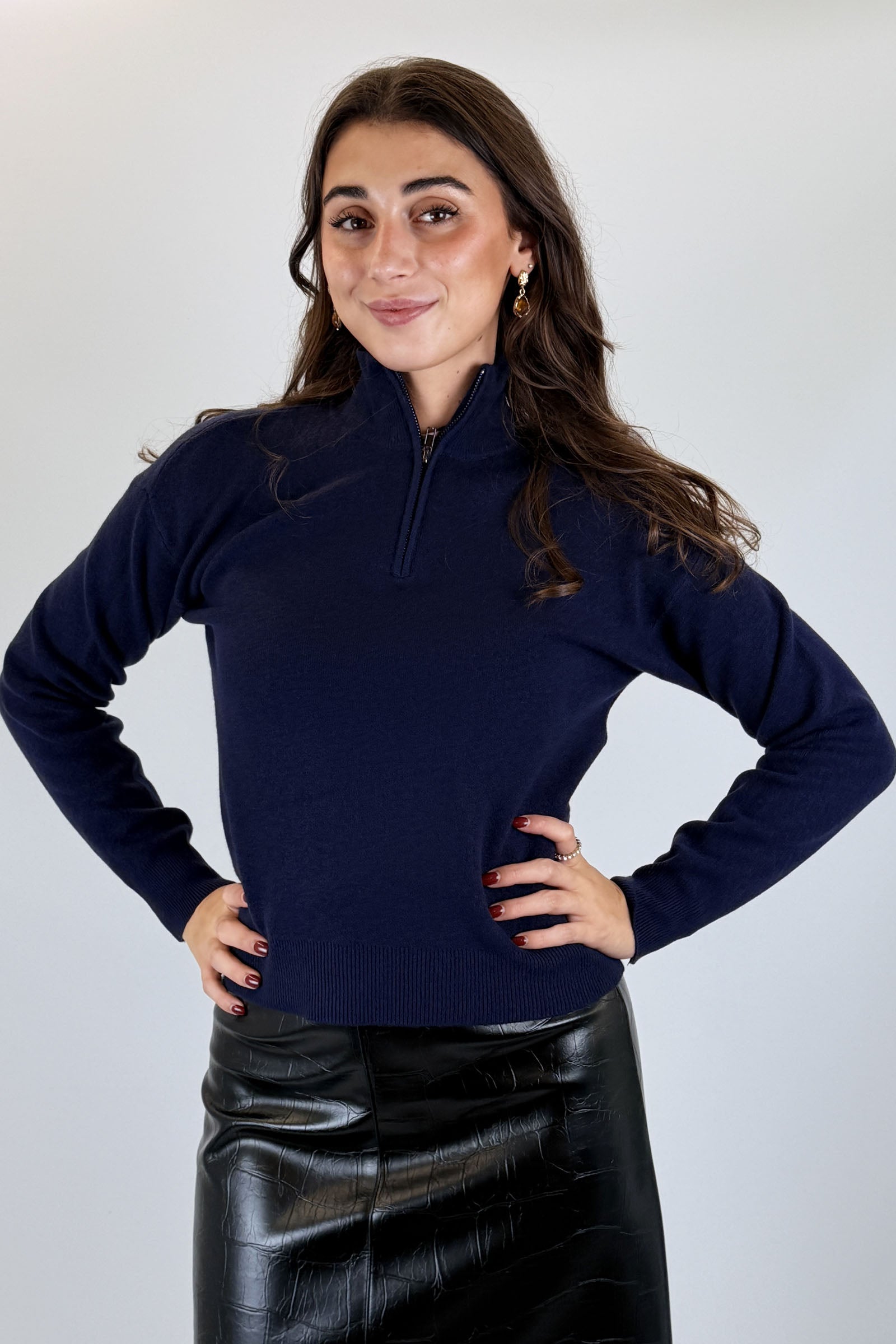 Polo mezza zip