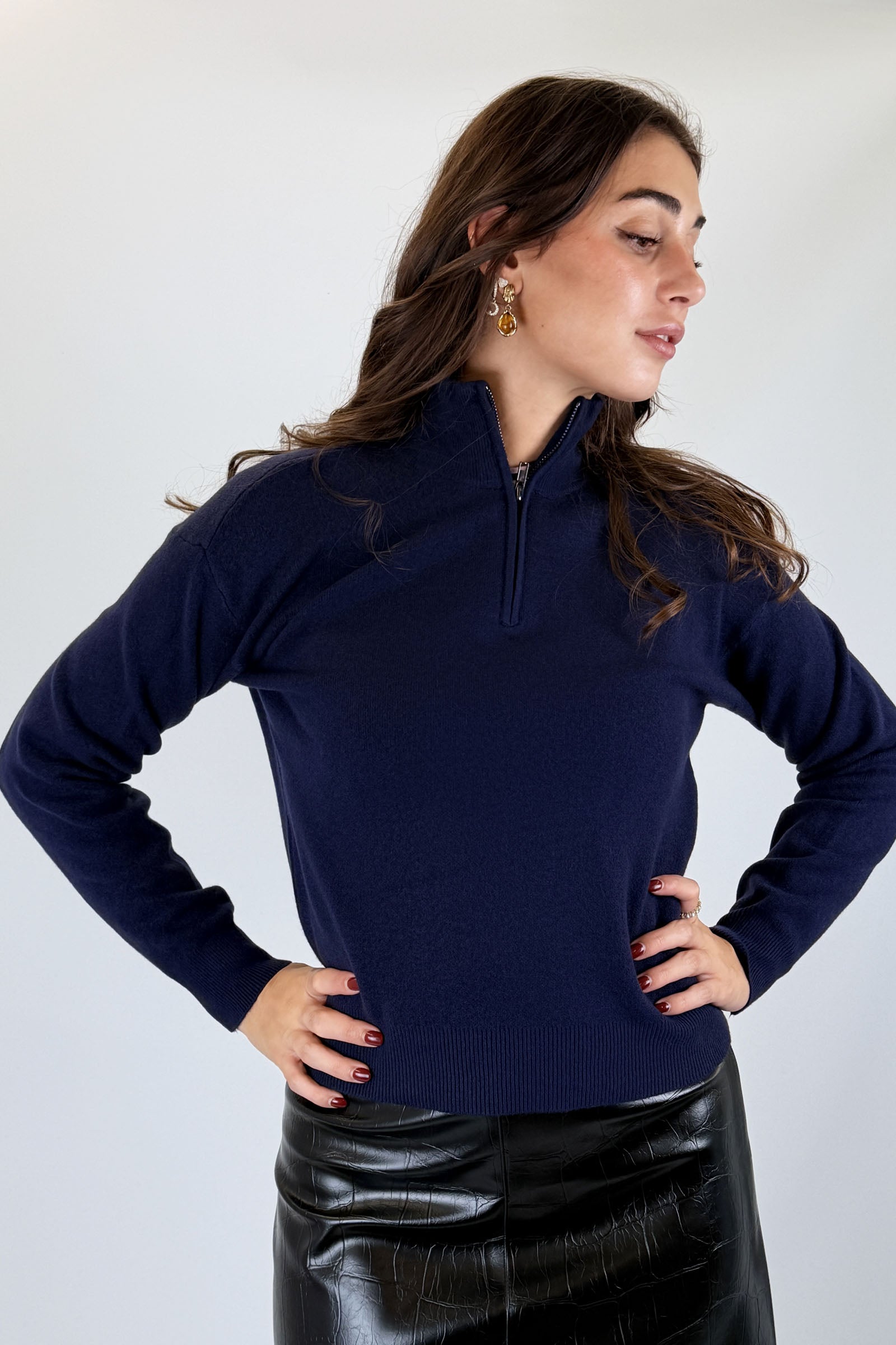 Polo mezza zip