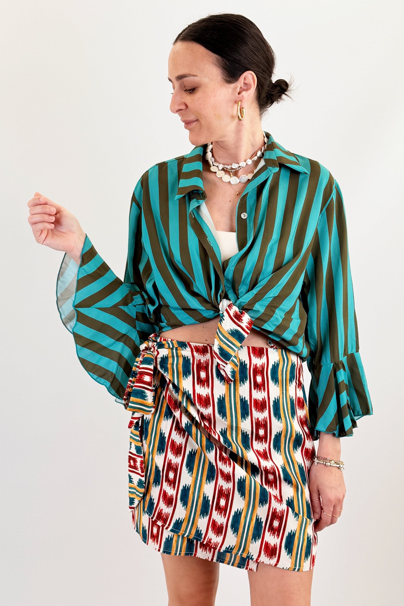 Set camicia + pareo CASABLANCA