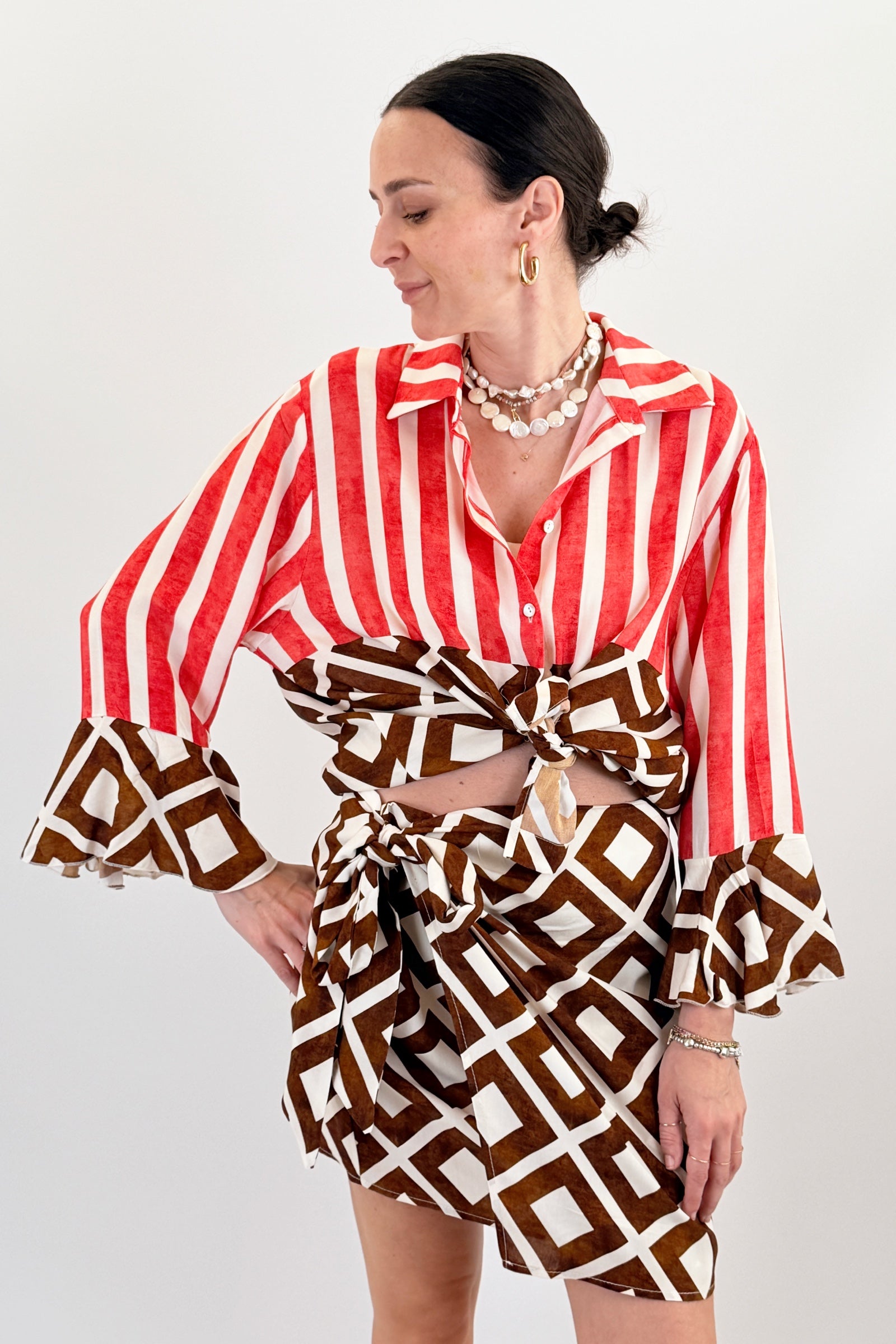 Set camicia + pareo MARRAKESH