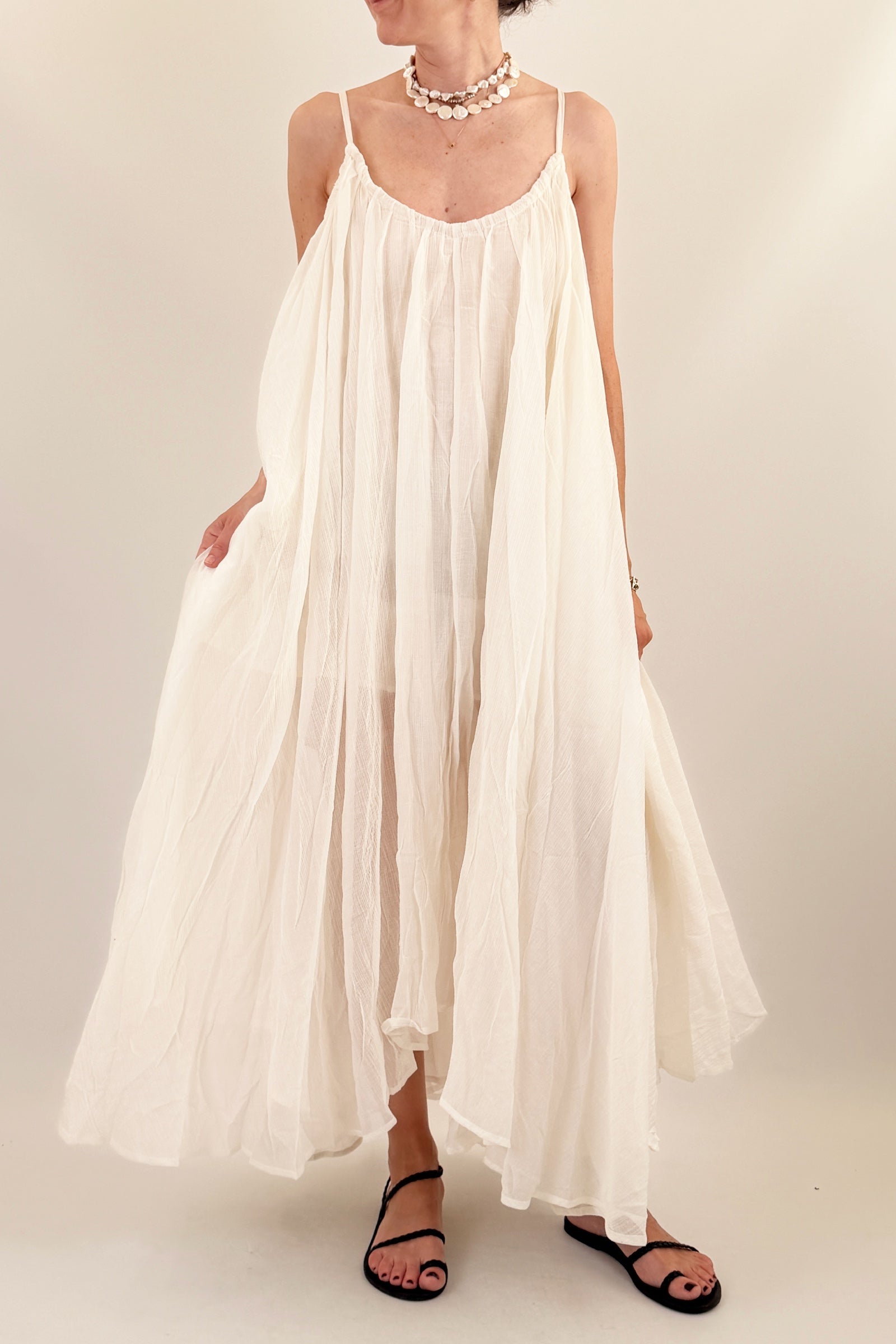 Maxi abito voile