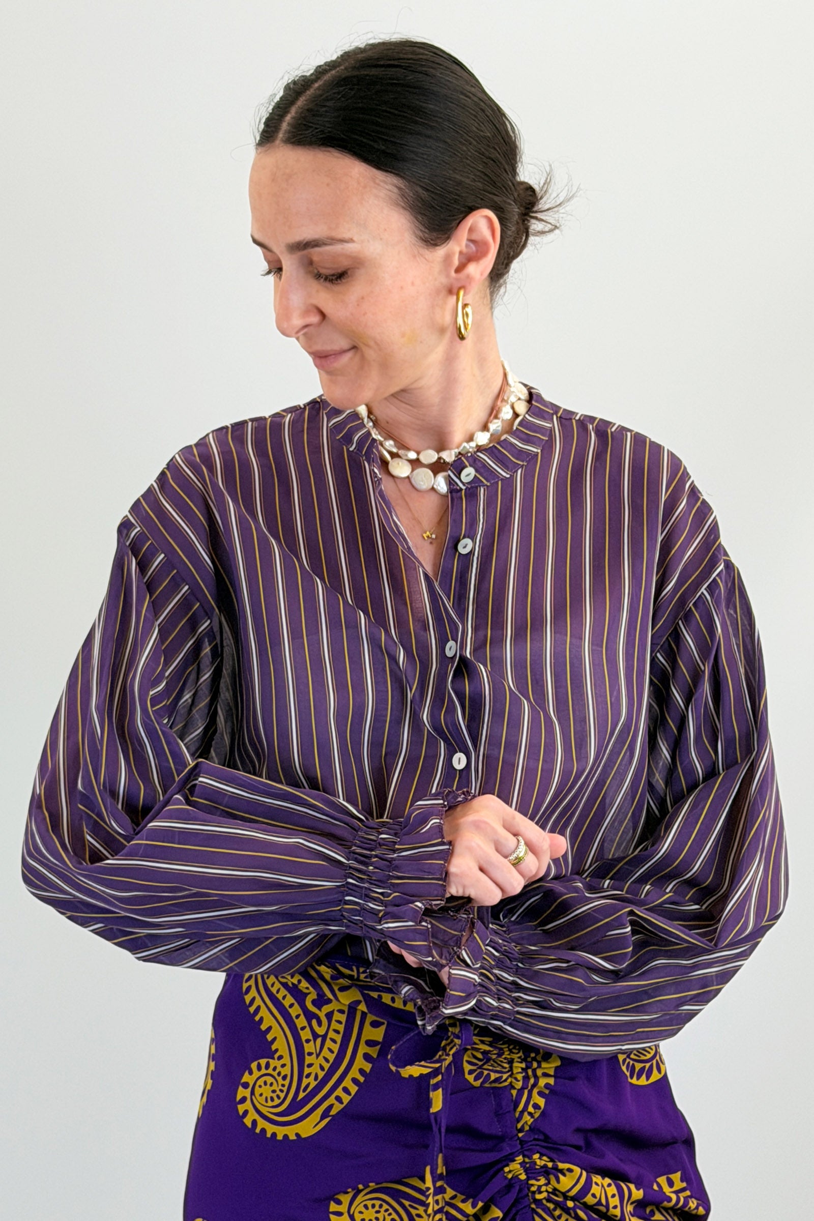 Camicia a righe