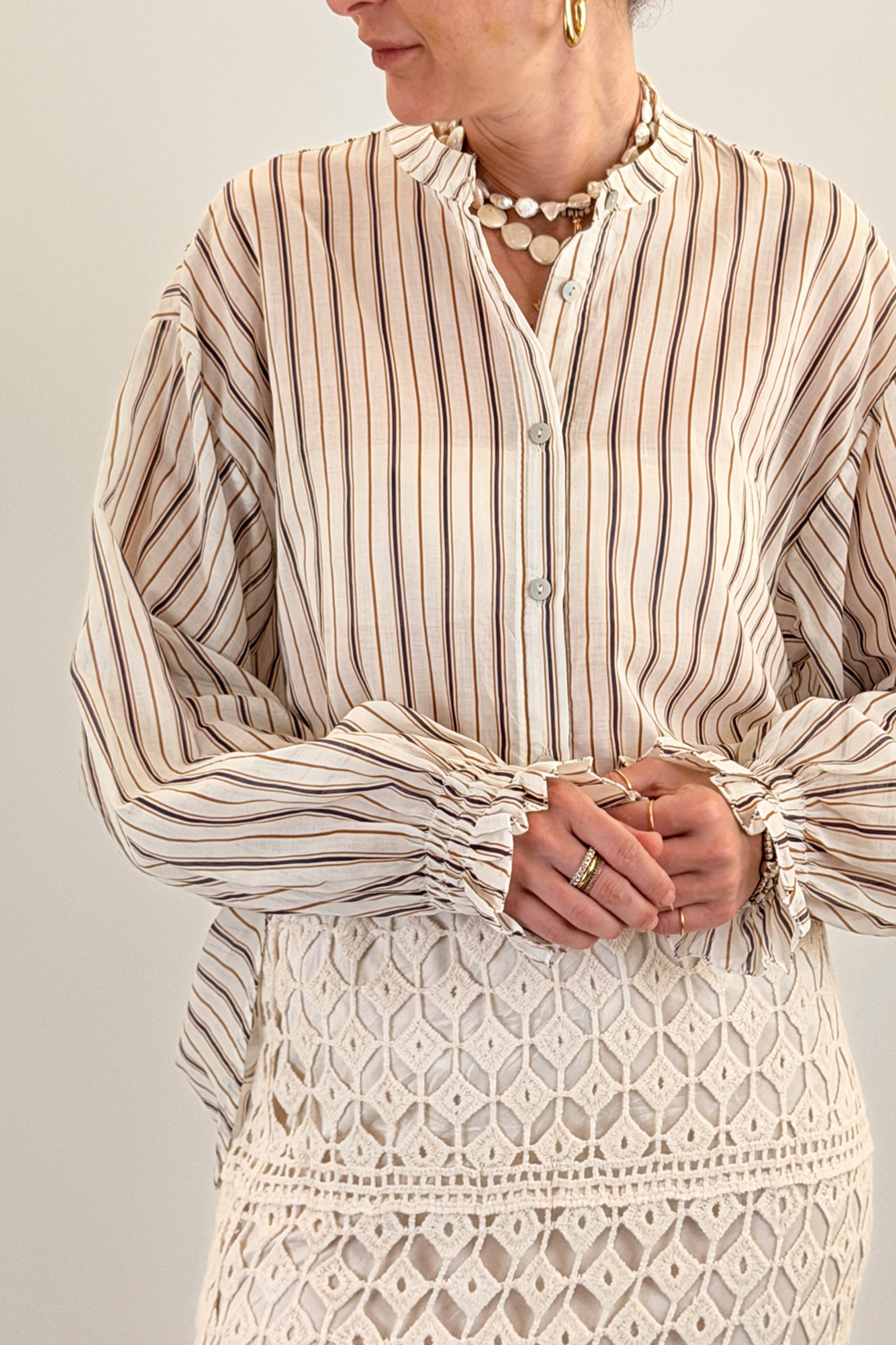 Camicia a righe