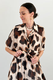 Camicia maxi macula
