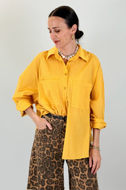 Camicia over con tasche