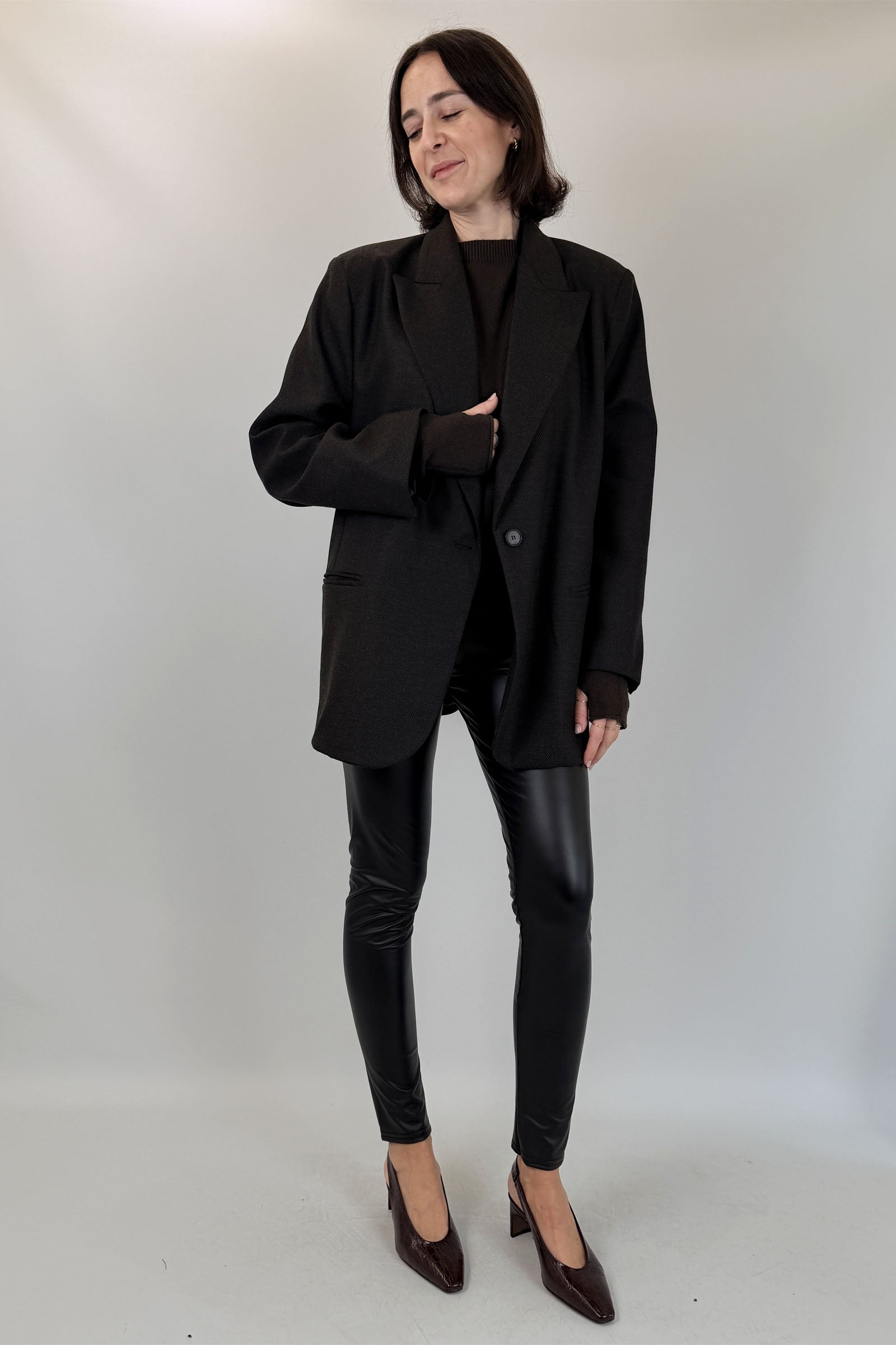 Leggings ecopelle