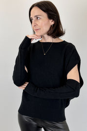 Gilet oversize con manicotti